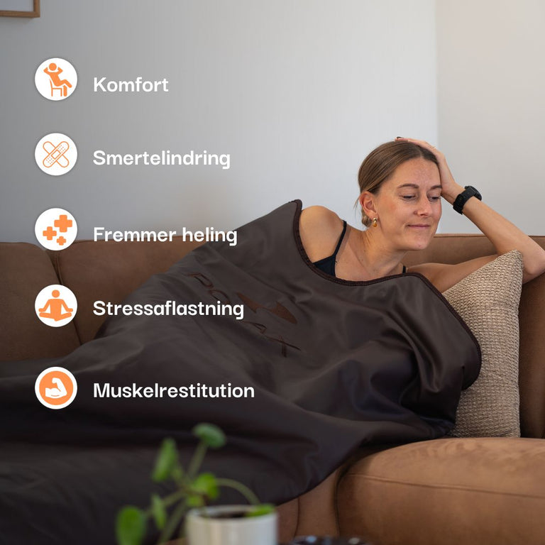 Premium Infrarødt Saunatæppe (Mokka)